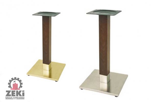 Wooden Column Coated Table Leg